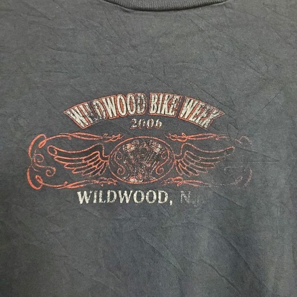 Wildwood Bike Week 2006 black tee - Picture 5 of 6